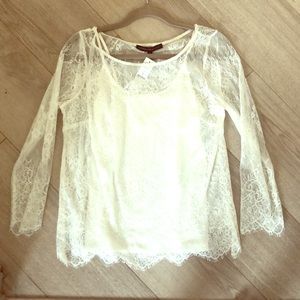 Long sleeve Lacey blouse